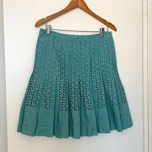 Beautiful teal cotton skirt